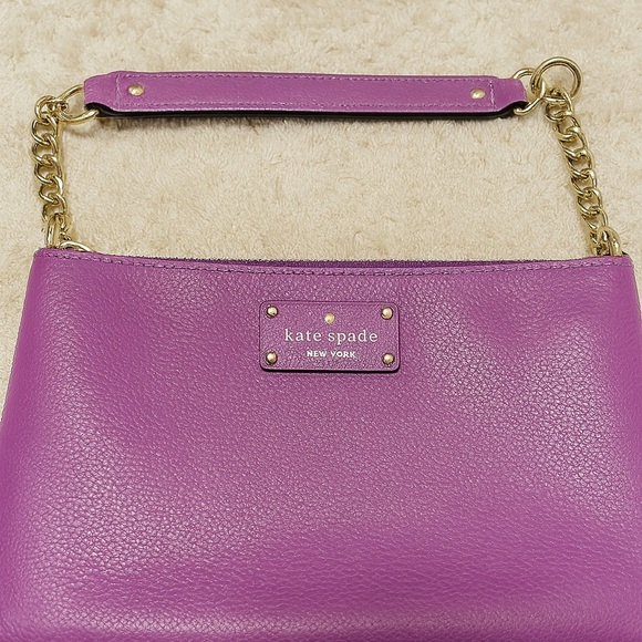 NWOT Kate Spade Vibrant Purple Shoulder Bag - Picture 1 of 10
